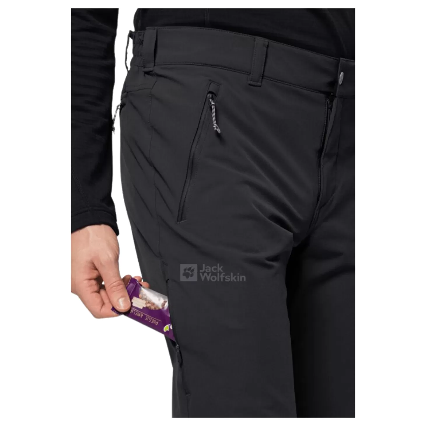 Herre Jack Wolfskin Vandrebukser Til Herre - Activate Xt Pants M - Sort