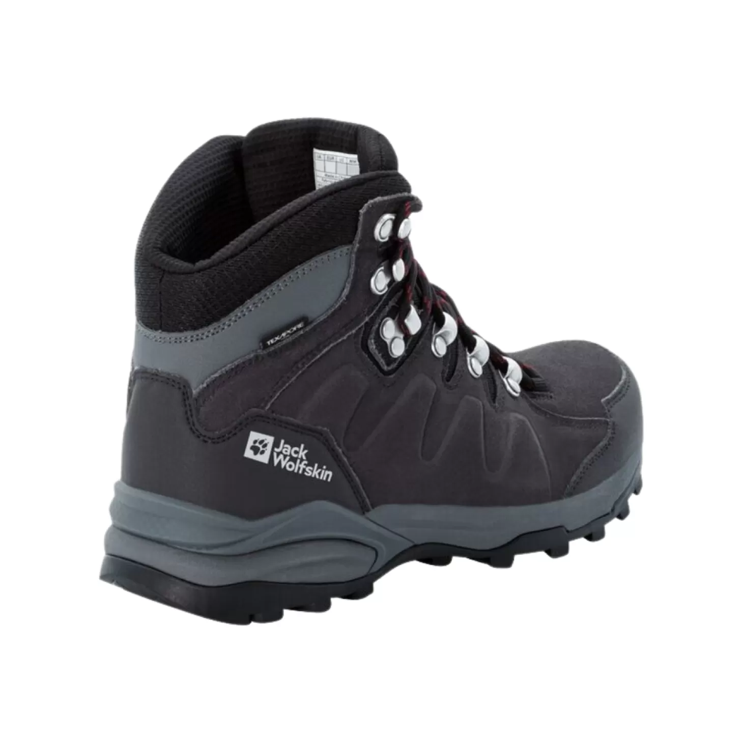 Jack Wolfskin Vandrestøvler Til Dame - Refugio Texapore Mid W - Sort