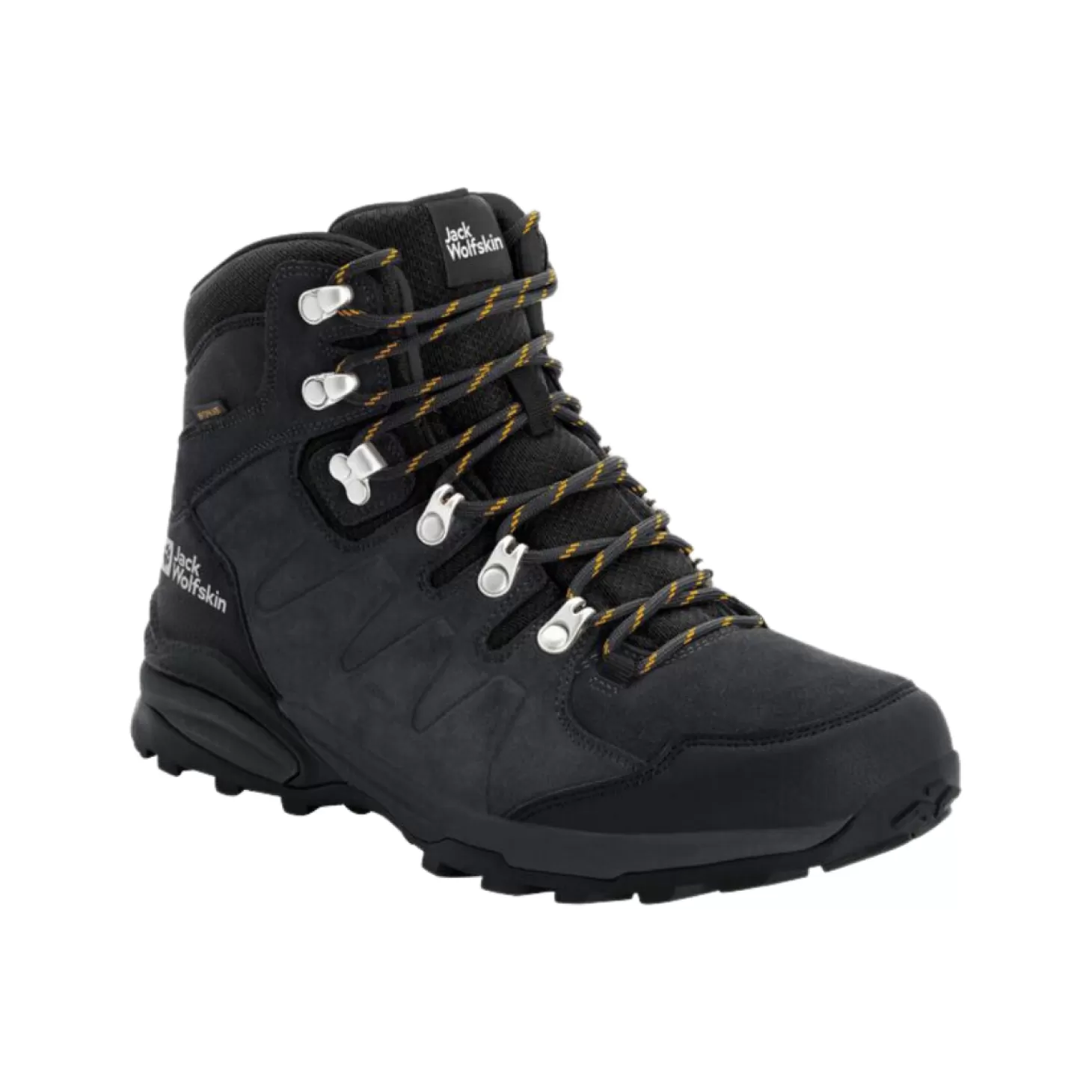 Jack Wolfskin Vandrestøvler Til Herre - Refugio Texapore Mid M - Gra-Sort