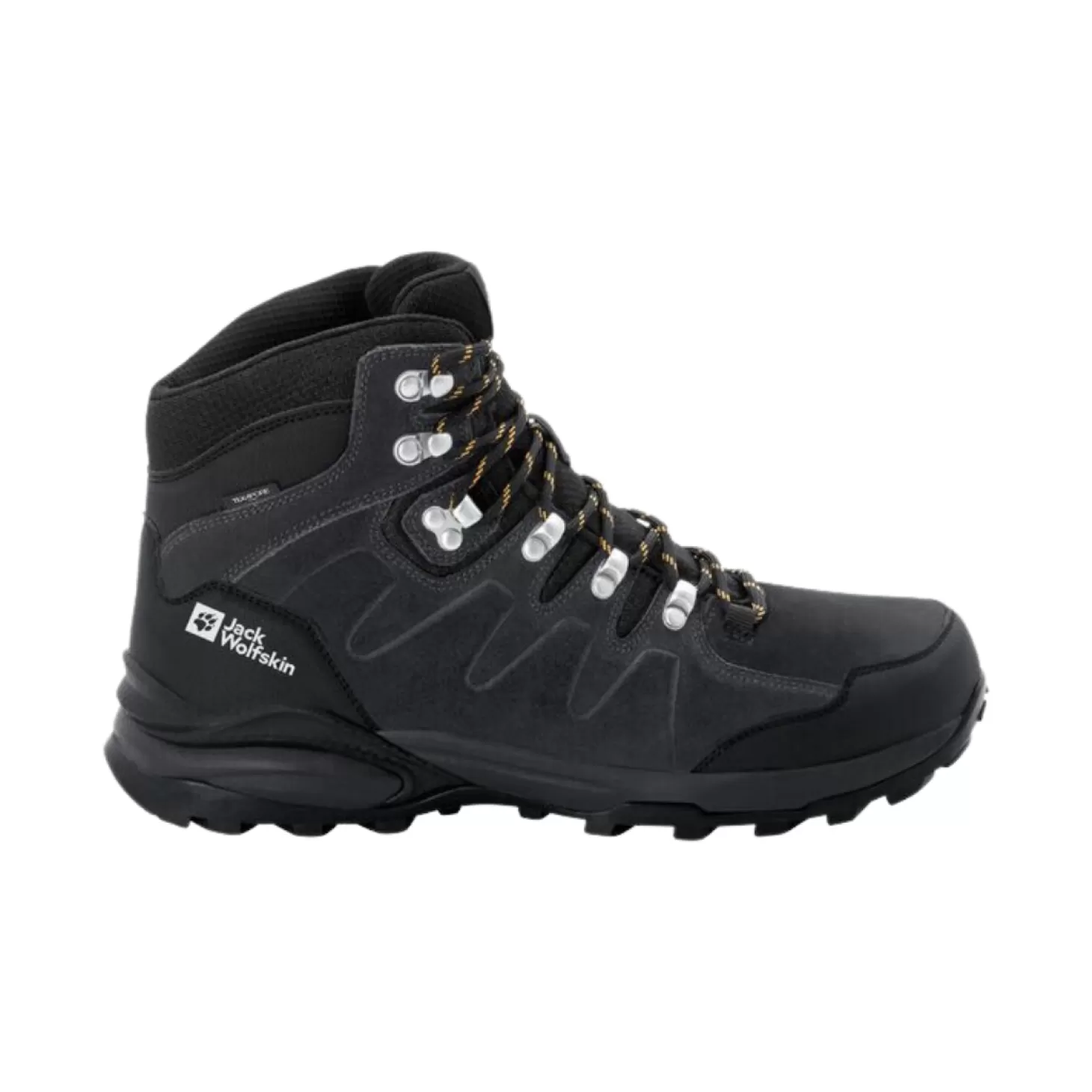 Jack Wolfskin Vandrestøvler Til Herre - Refugio Texapore Mid M - Gra-Sort